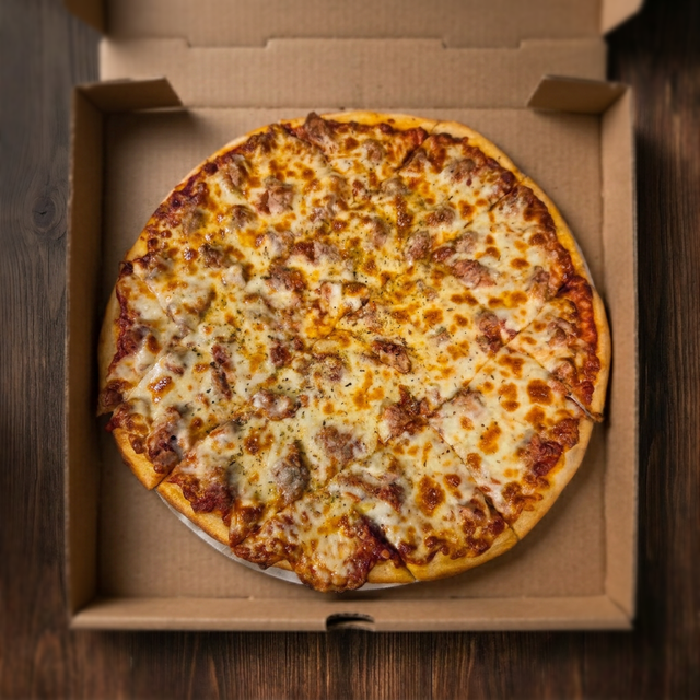 "16 Thin Crust Cheese Pizza.
